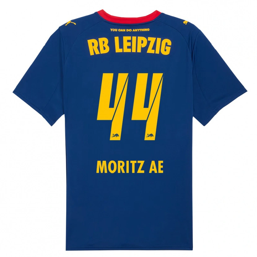Danxen Niño Camiseta Moritz Aé #44 Marino Rojo 2ª Equipación 2025/26 La Camisa México