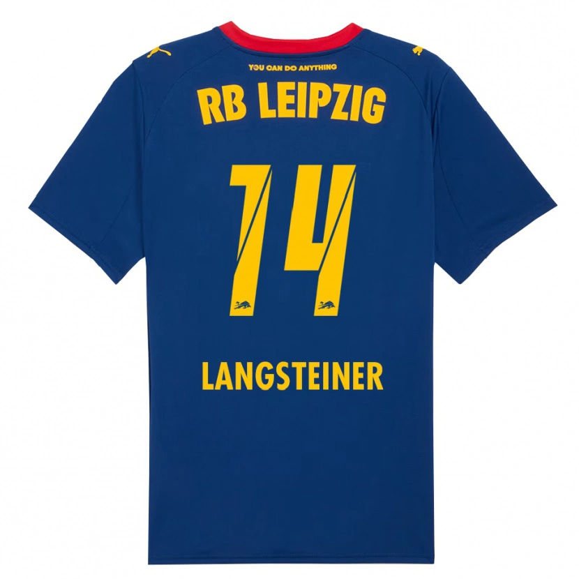 Danxen Niño Camiseta Toni Langsteiner #14 Marino Rojo 2ª Equipación 2025/26 La Camisa México