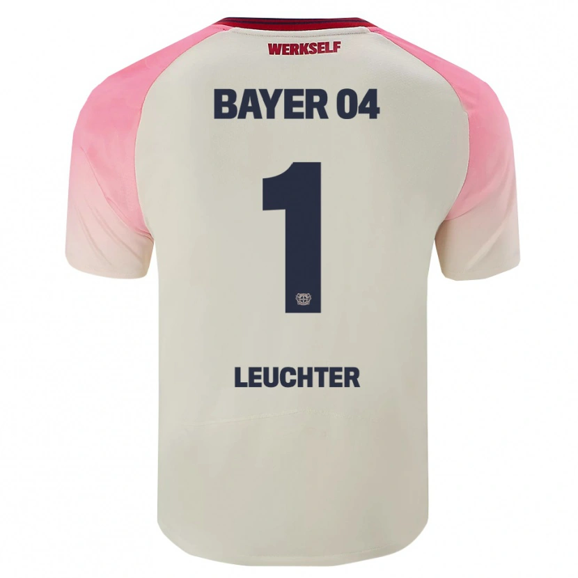 Danxen Niño Camiseta Julian Leuchter #1 Rosa Blanquecino 2ª Equipación 2025/26 La Camisa México