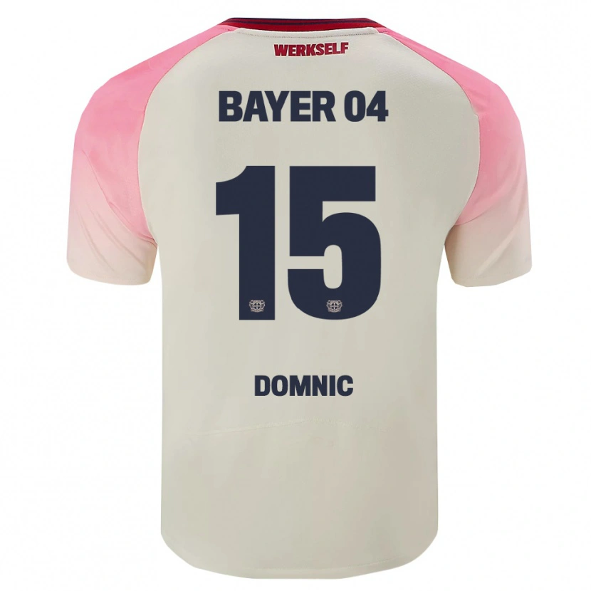 Danxen Niño Camiseta Nebe-Sirak Domnic #15 Rosa Blanquecino 2ª Equipación 2025/26 La Camisa México