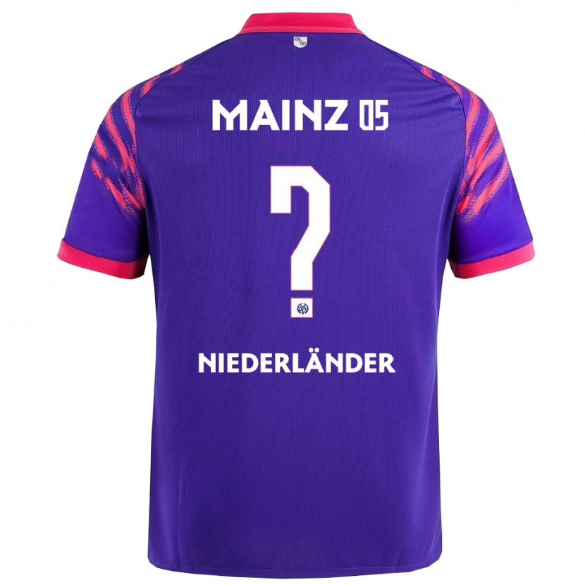 Danxen Niño Camiseta Lennart Niederländer #0 Marino Rosa 2ª Equipación 2025/26 La Camisa México
