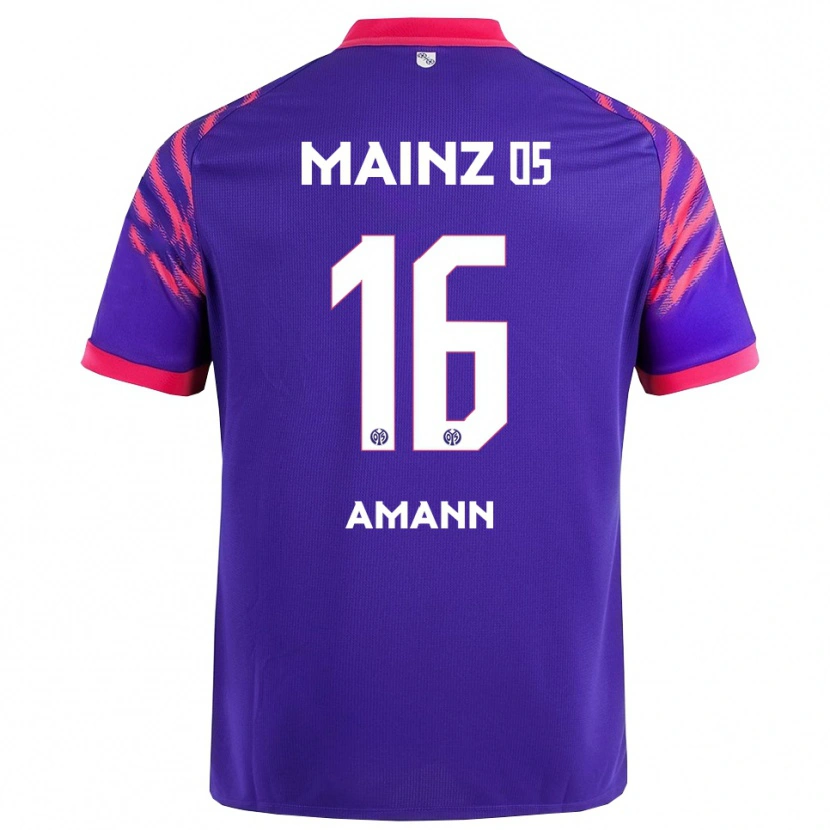 Danxen Niño Camiseta Jason Amann #16 Marino Rosa 2ª Equipación 2025/26 La Camisa México