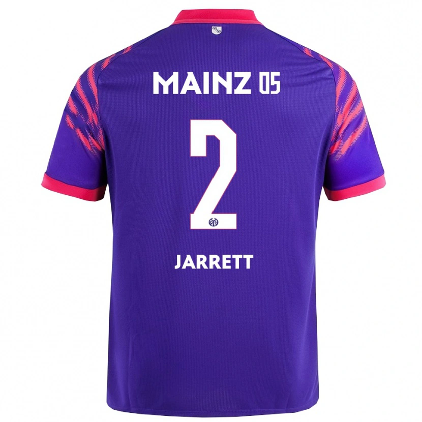 Danxen Niño Camiseta Tyrone Jarrett #2 Marino Rosa 2ª Equipación 2025/26 La Camisa México