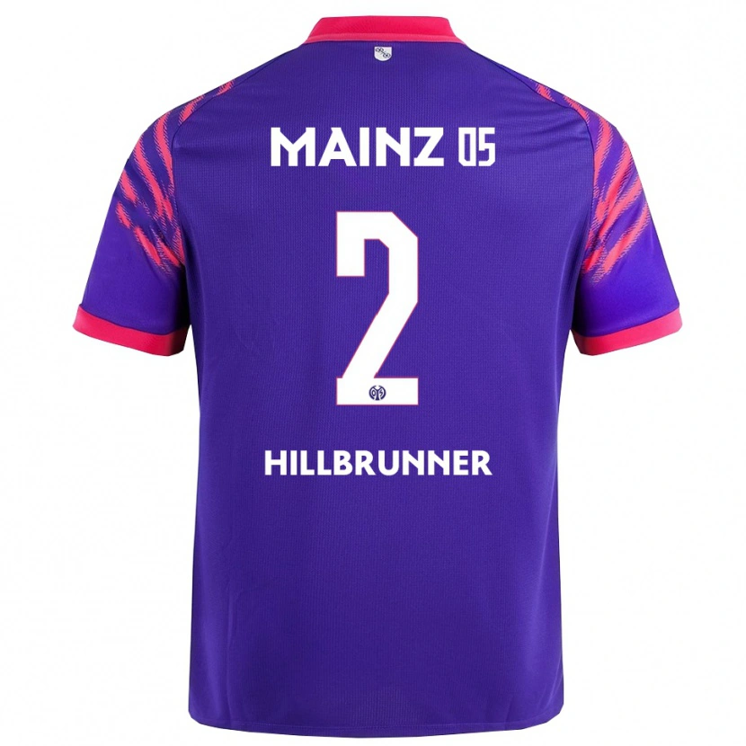 Danxen Niño Camiseta Fynn Hillbrunner #2 Marino Rosa 2ª Equipación 2025/26 La Camisa México