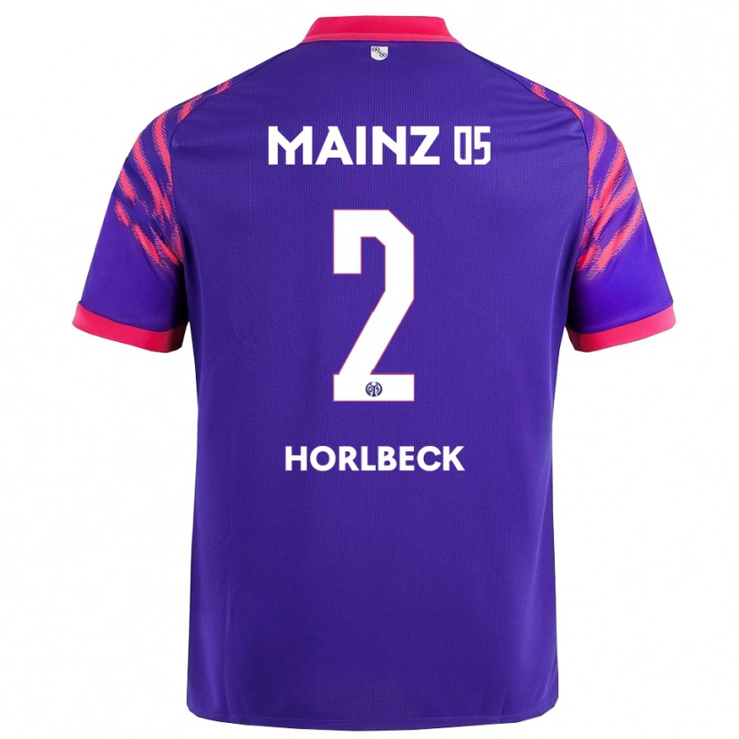Danxen Niño Camiseta Dominik Horlbeck #2 Marino Rosa 2ª Equipación 2025/26 La Camisa México