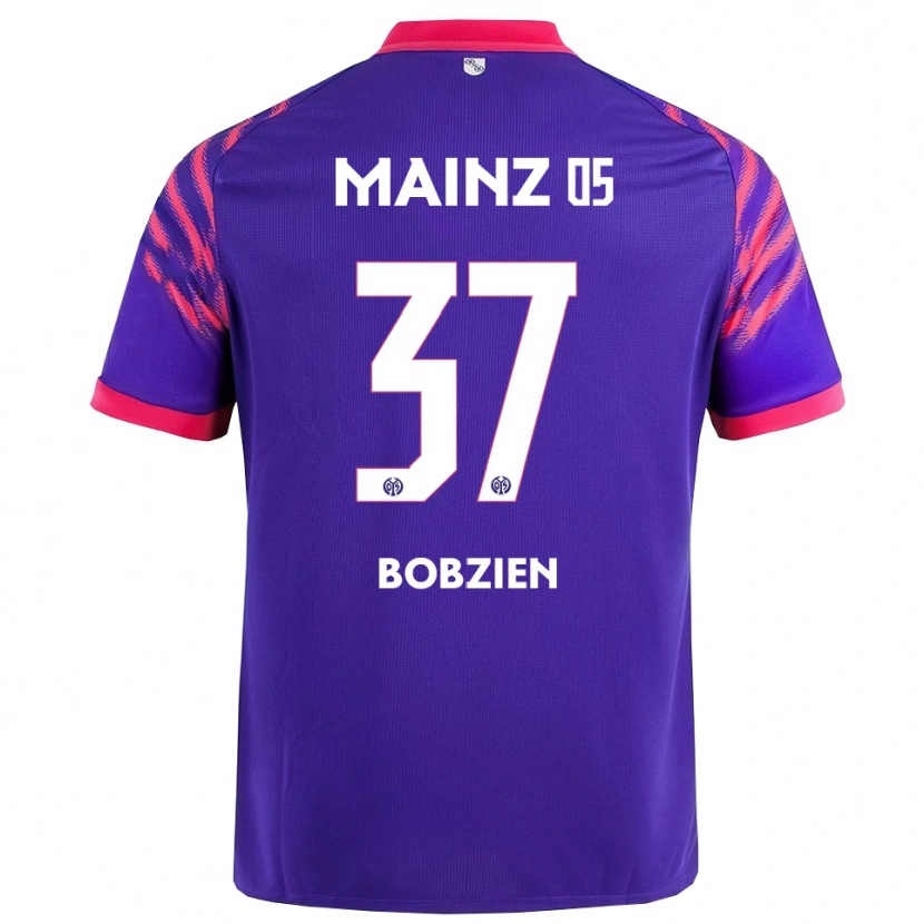 Danxen Niño Camiseta Ben Bobzien #37 Marino Rosa 2ª Equipación 2025/26 La Camisa México