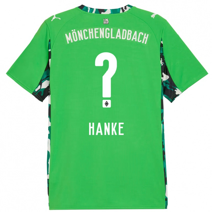 Danxen Niño Camiseta Jayron-Cain Hanke #0 Verde Negro 2ª Equipación 2025/26 La Camisa México