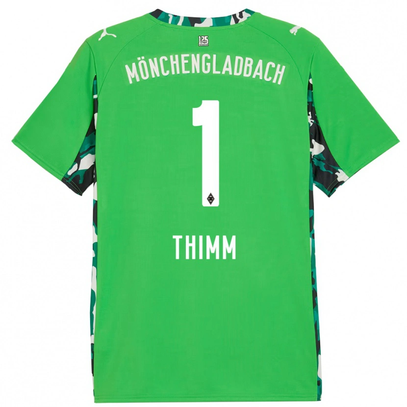 Danxen Niño Camiseta Joshua Thimm #1 Verde Negro 2ª Equipación 2025/26 La Camisa México