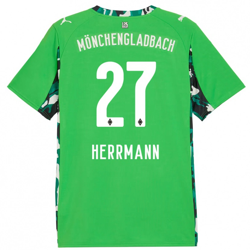 Danxen Niño Camiseta Michelle Herrmann #27 Verde Negro 2ª Equipación 2025/26 La Camisa México