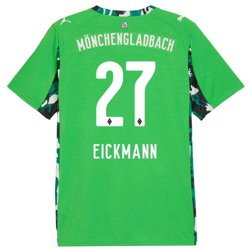Danxen Niño Camiseta Mia Eickmann #27 Verde Negro 2ª Equipación 2025/26 La Camisa México