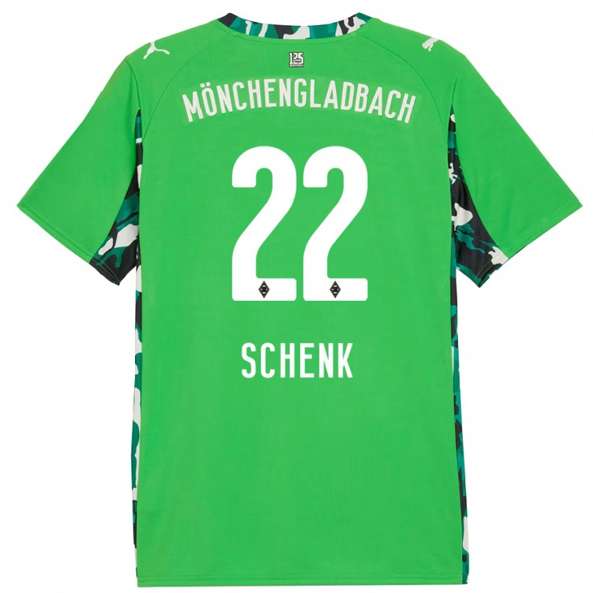 Danxen Niño Camiseta Isabel Schenk #22 Verde Negro 2ª Equipación 2025/26 La Camisa México