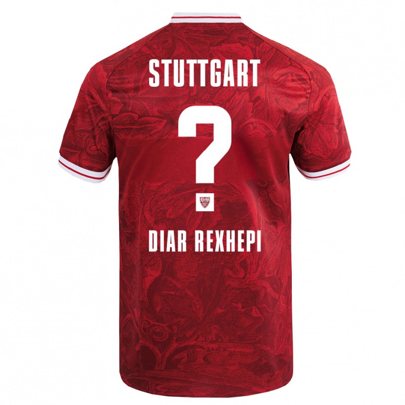 Danxen Niño Camiseta Diar Rexhepi #0 Rojo Negro 2ª Equipación 2025/26 La Camisa México
