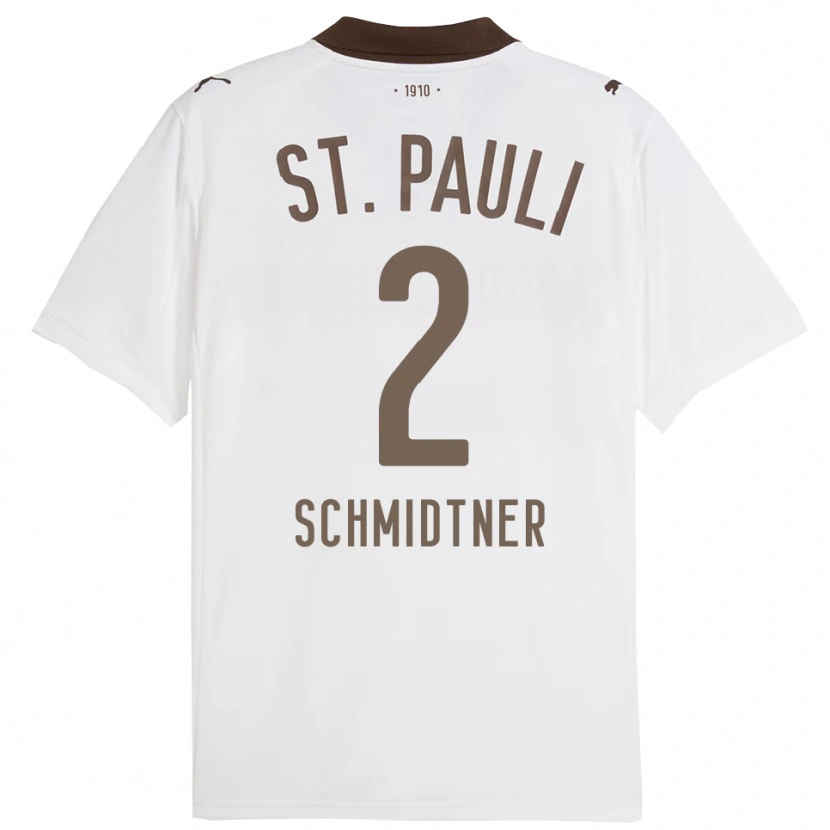 Danxen Niño Camiseta Victor Schmidtner #2 Blanco Rojo 2ª Equipación 2025/26 La Camisa México