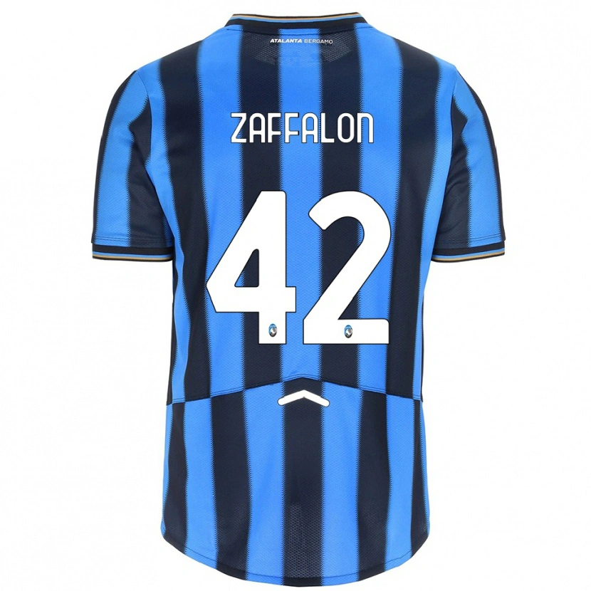 Danxen Hombre Camiseta Lorenzo Zaffalon #42 Azul Cielo Negro 1ª Equipación 2025/26 La Camisa México