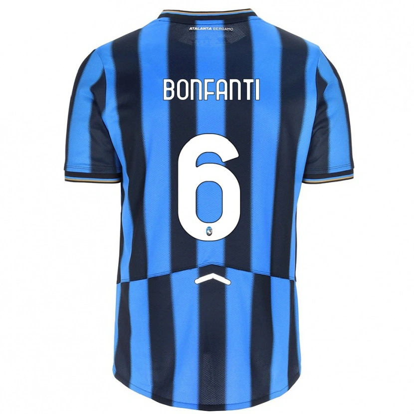 Danxen Hombre Camiseta Giovanni Bonfanti #6 Azul Cielo Negro 1ª Equipación 2025/26 La Camisa México
