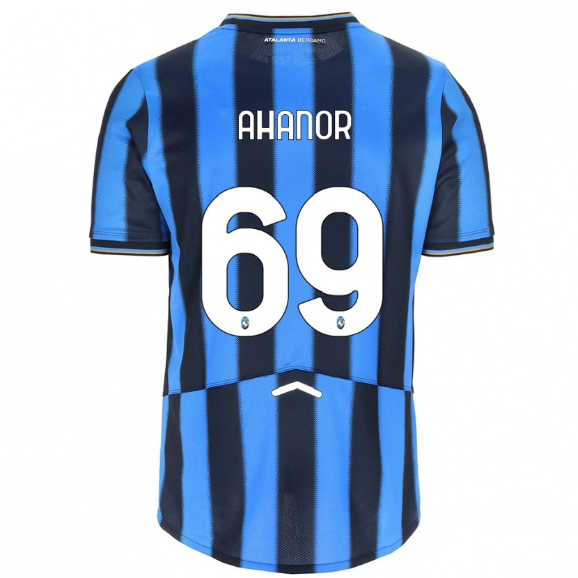 Danxen Hombre Camiseta Honest Ahanor #69 Azul Cielo Negro 1ª Equipación 2025/26 La Camisa México