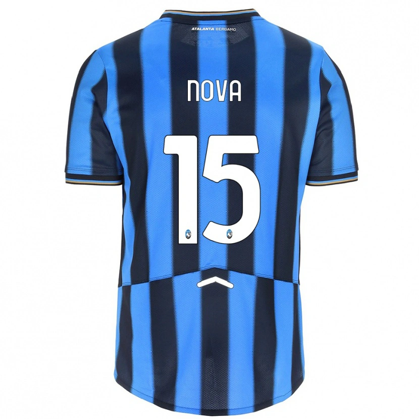 Danxen Hombre Camiseta Riccardo Nova #15 Azul Cielo Negro 1ª Equipación 2025/26 La Camisa México