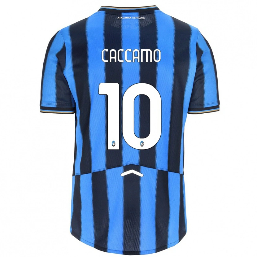 Danxen Hombre Camiseta Patrizia Caccamo #10 Azul Cielo Negro 1ª Equipación 2025/26 La Camisa México