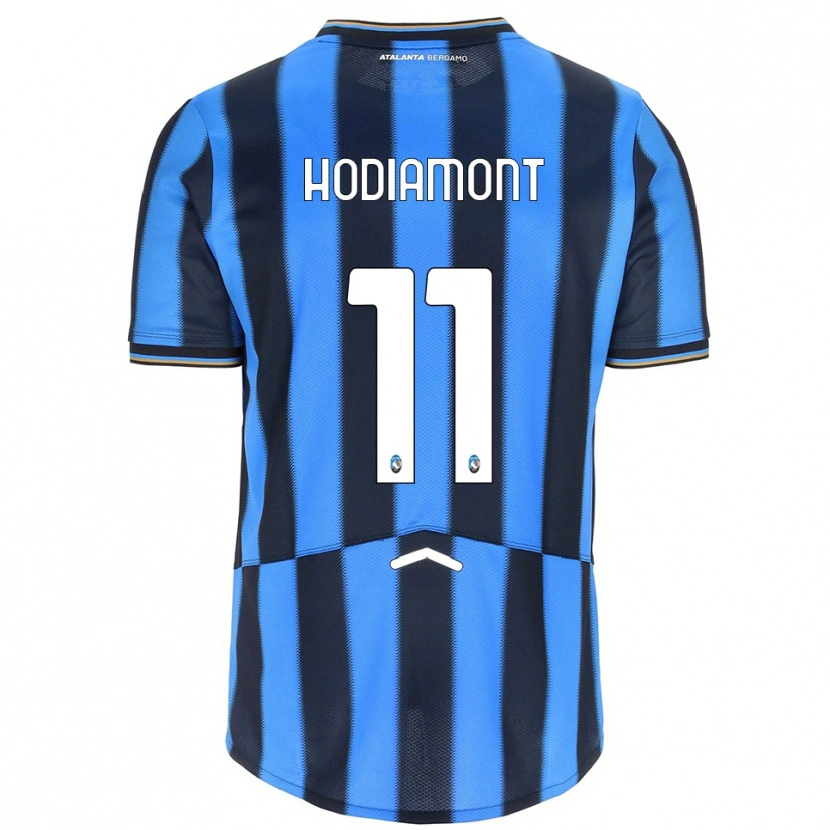 Danxen Hombre Camiseta Lyam Hodiamont #11 Azul Cielo Negro 1ª Equipación 2025/26 La Camisa México