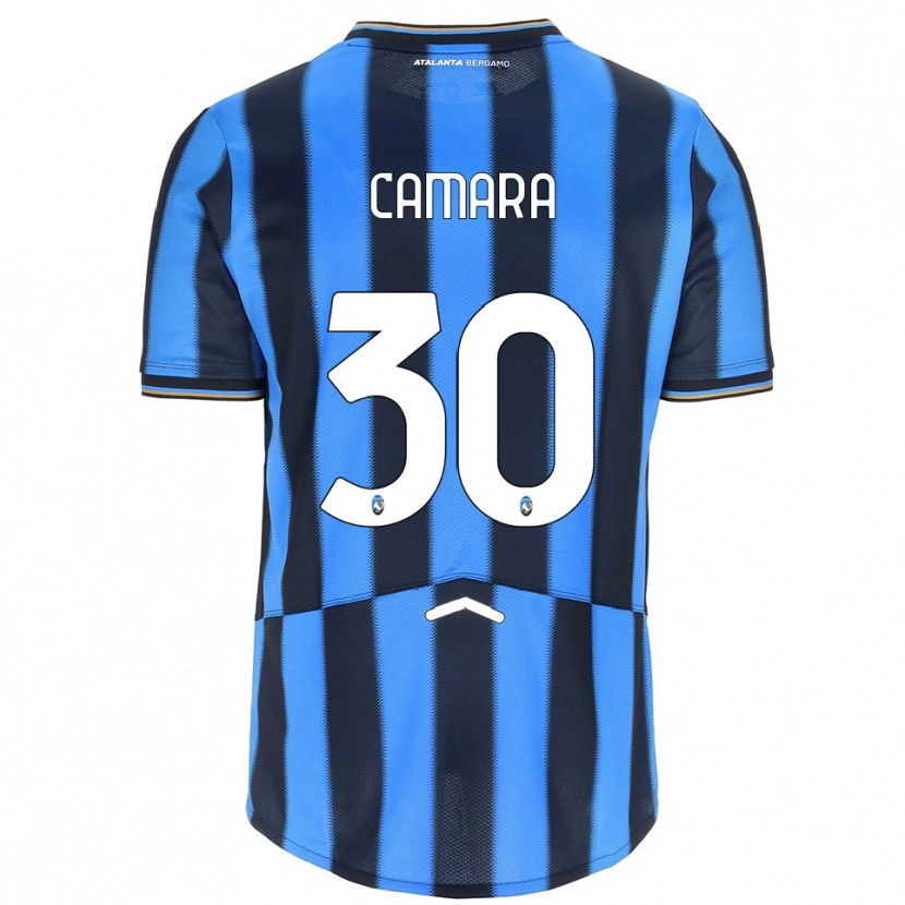 Danxen Hombre Camiseta Henry Camara #30 Azul Cielo Negro 1ª Equipación 2025/26 La Camisa México