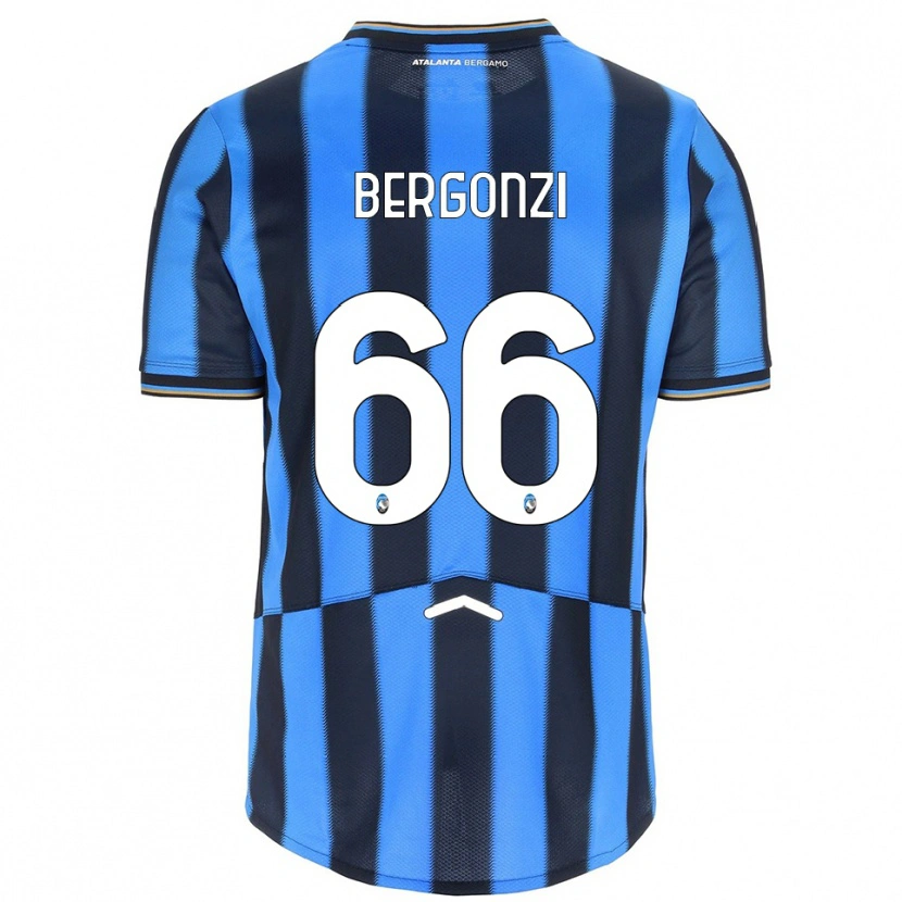Danxen Hombre Camiseta Federico Bergonzi #66 Azul Cielo Negro 1ª Equipación 2025/26 La Camisa México