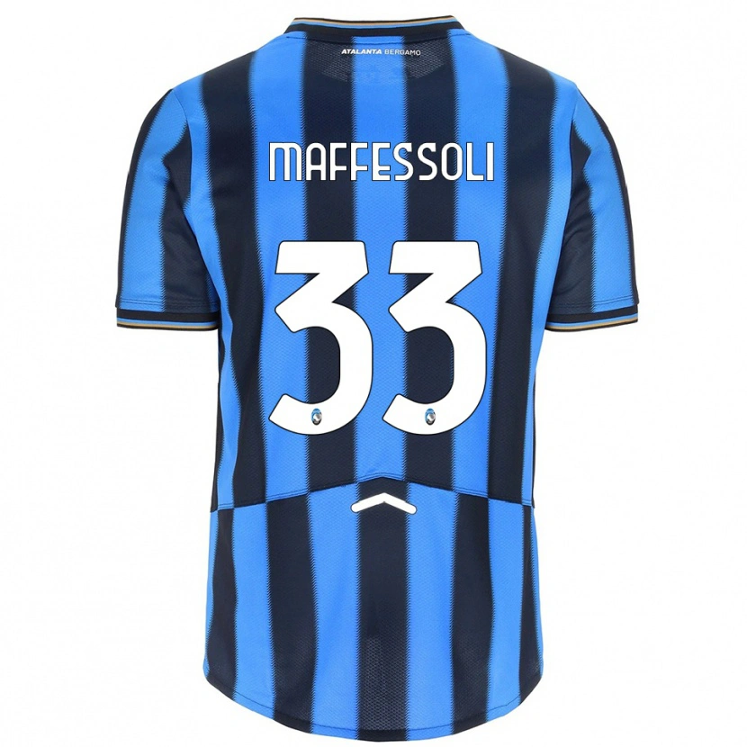 Danxen Hombre Camiseta Manuel Maffessoli #33 Azul Cielo Negro 1ª Equipación 2025/26 La Camisa México