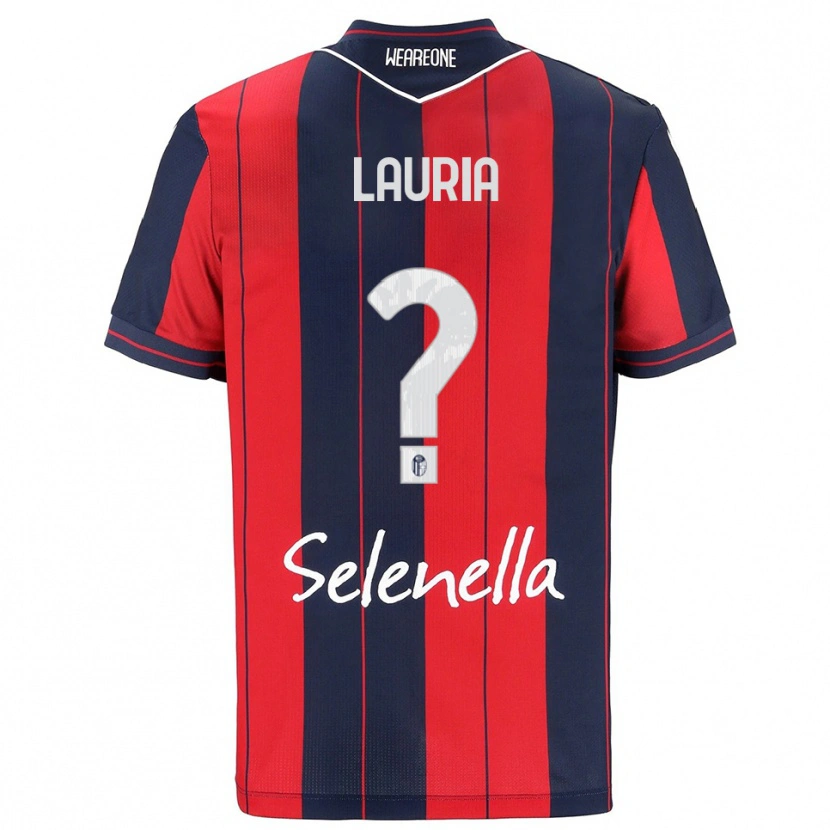 Danxen Hombre Camiseta Nicole Lauria #0 Rojo Marino 1ª Equipación 2025/26 La Camisa México