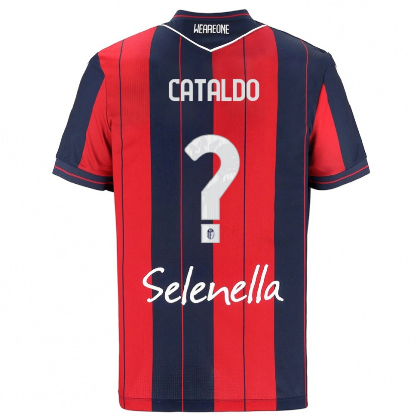 Danxen Hombre Camiseta Beatrice Cataldo #0 Rojo Marino 1ª Equipación 2025/26 La Camisa México