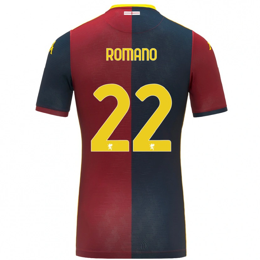 Danxen Hombre Camiseta Andrew Romano #22 Rojo Azul Real 1ª Equipación 2025/26 La Camisa México