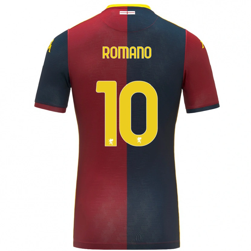 Danxen Hombre Camiseta Marco Romano #10 Rojo Azul Real 1ª Equipación 2025/26 La Camisa México