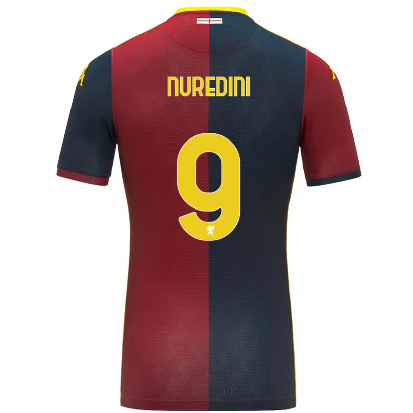 Danxen Hombre Camiseta Joi Nuredini #9 Rojo Azul Real 1ª Equipación 2025/26 La Camisa México