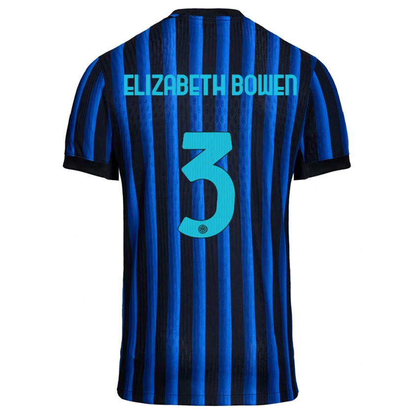 Danxen Hombre Camiseta Kate Elizabeth Bowen #3 Negro Azul 1ª Equipación 2025/26 La Camisa México