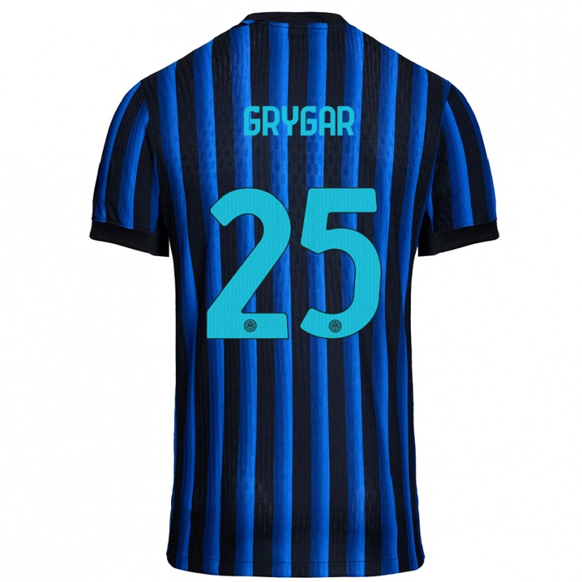Danxen Hombre Camiseta Samuel Grygar #25 Negro Azul 1ª Equipación 2025/26 La Camisa México