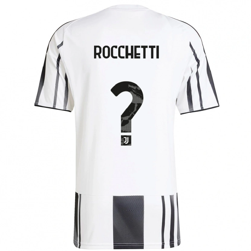 Danxen Hombre Camiseta Edoardo Rocchetti #0 Blanco Negro 1ª Equipación 2025/26 La Camisa México