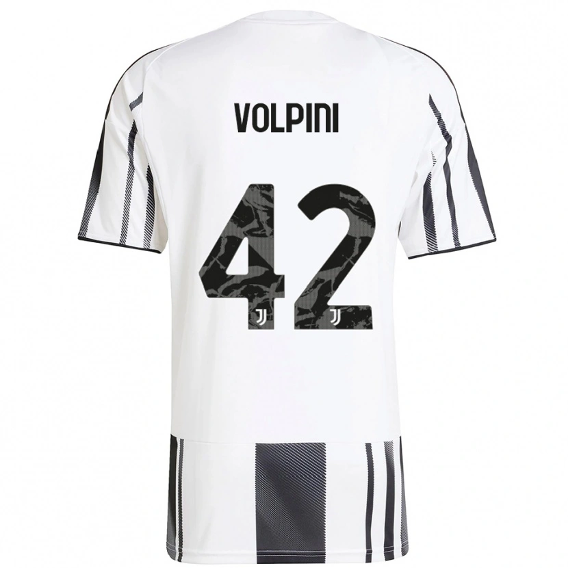 Danxen Hombre Camiseta Viola Volpini #42 Blanco Negro 1ª Equipación 2025/26 La Camisa México