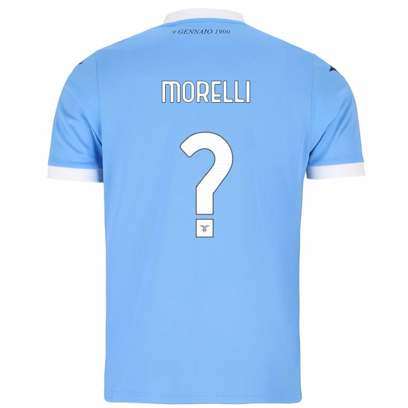Danxen Hombre Camiseta Manuel Morelli #0 Azul Cielo Blanco 1ª Equipación 2025/26 La Camisa México