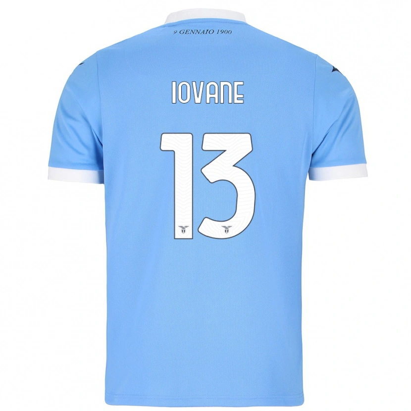 Danxen Hombre Camiseta Matteo Iovane #13 Azul Cielo Blanco 1ª Equipación 2025/26 La Camisa México