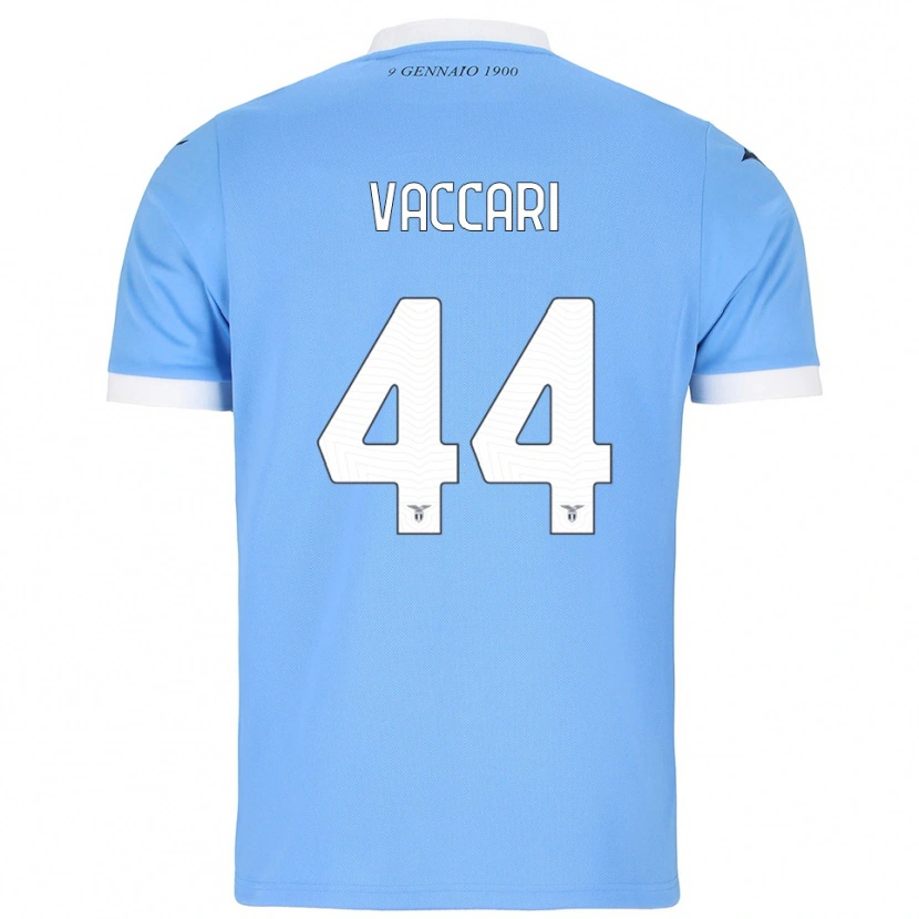 Danxen Hombre Camiseta Flavia Vaccari #44 Azul Cielo Blanco 1ª Equipación 2025/26 La Camisa México