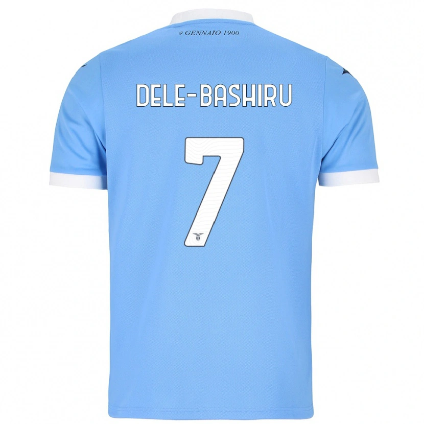 Danxen Hombre Camiseta Fisayo Dele-Bashiru #7 Azul Cielo Blanco 1ª Equipación 2025/26 La Camisa México