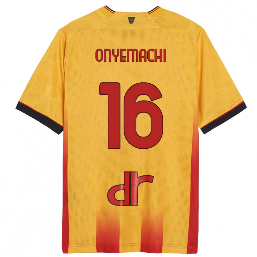 Danxen Hombre Camiseta Divine Onyemachi #16 Amarillo Naranja 1ª Equipación 2025/26 La Camisa México