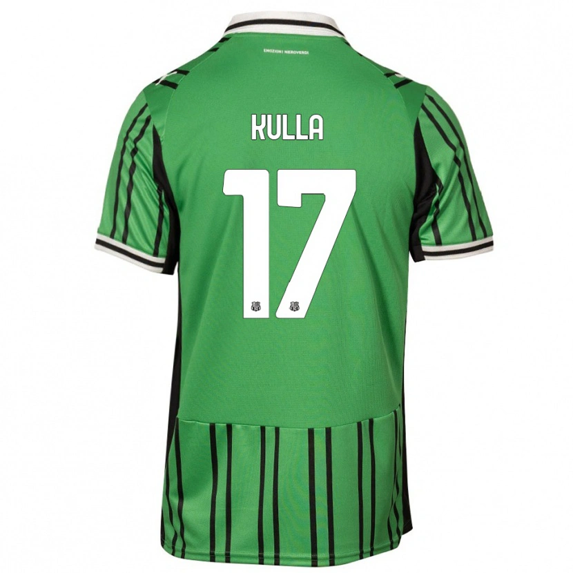 Danxen Hombre Camiseta Gabriel Kulla #17 Verde Negro 1ª Equipación 2025/26 La Camisa México