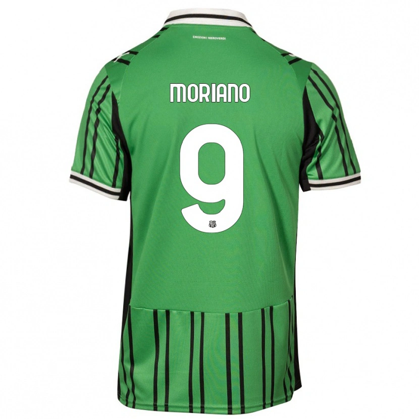 Danxen Hombre Camiseta Andrea Moriano #9 Verde Negro 1ª Equipación 2025/26 La Camisa México