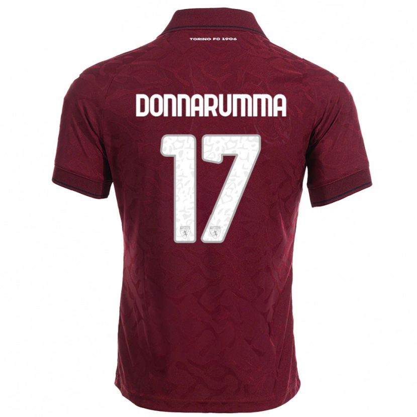 Danxen Hombre Camiseta Antonio Donnarumma #17 Borgoña Blanco 1ª Equipación 2025/26 La Camisa México