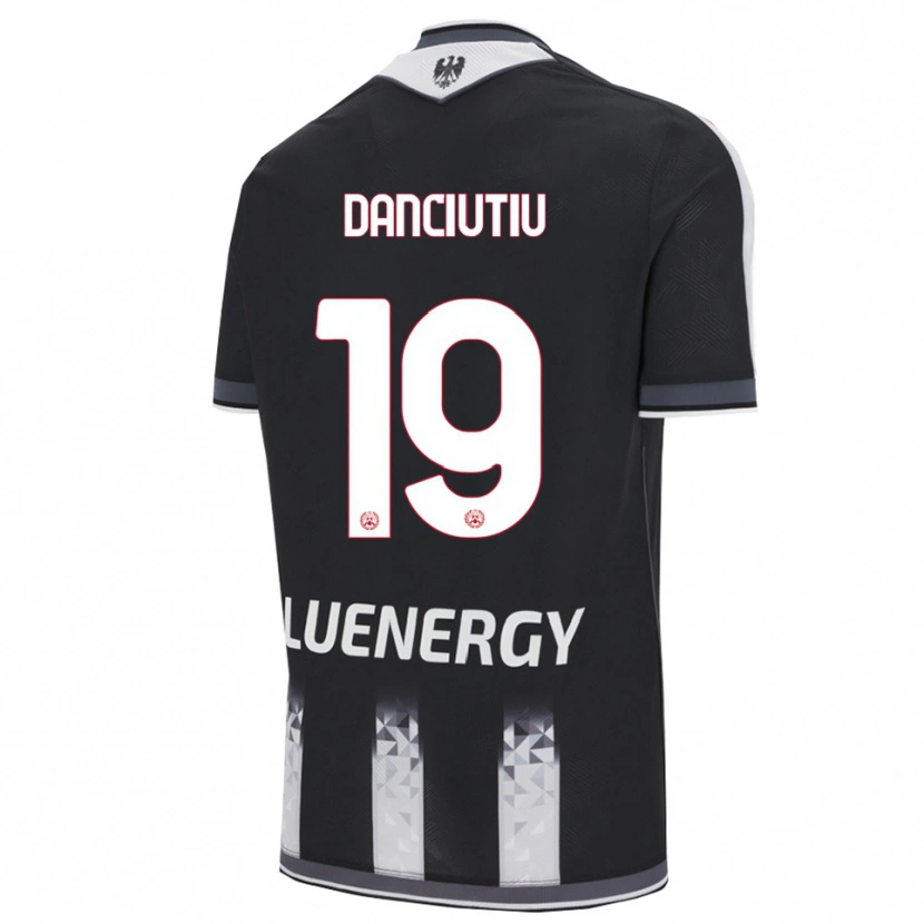 Danxen Hombre Camiseta Vlad Danciuțiu #19 Negro Blanco 1ª Equipación 2025/26 La Camisa México