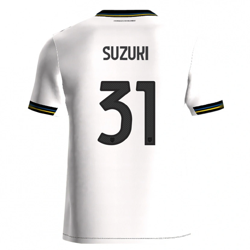 Danxen Hombre Camiseta Zion Suzuki #31 Blanco Negro 1ª Equipación 2025/26 La Camisa México