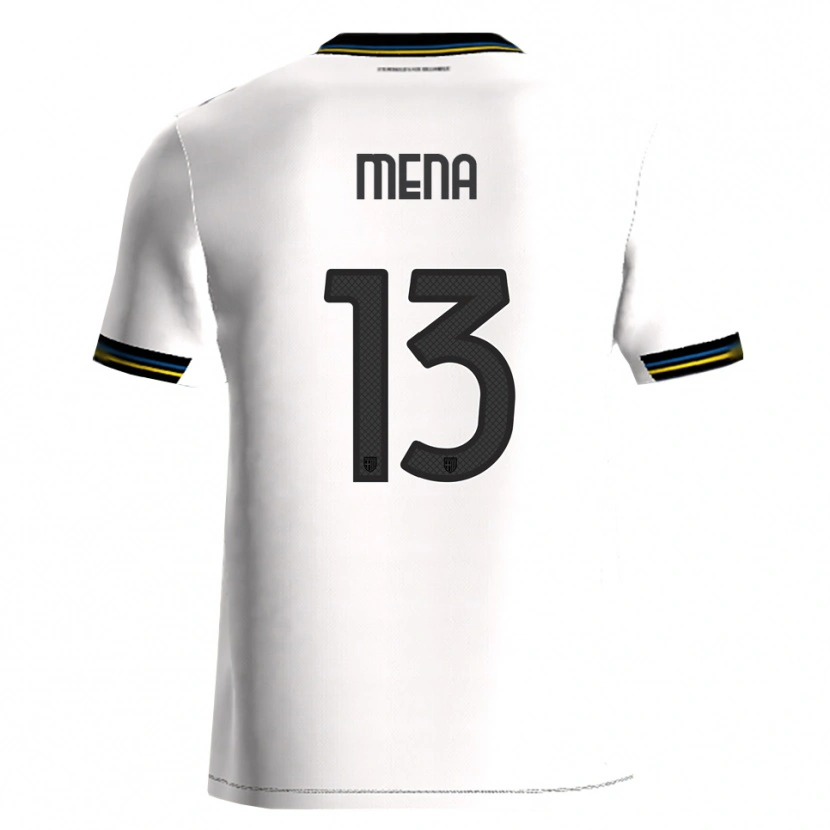 Danxen Hombre Camiseta Marlon Mena #13 Blanco Negro 1ª Equipación 2025/26 La Camisa México