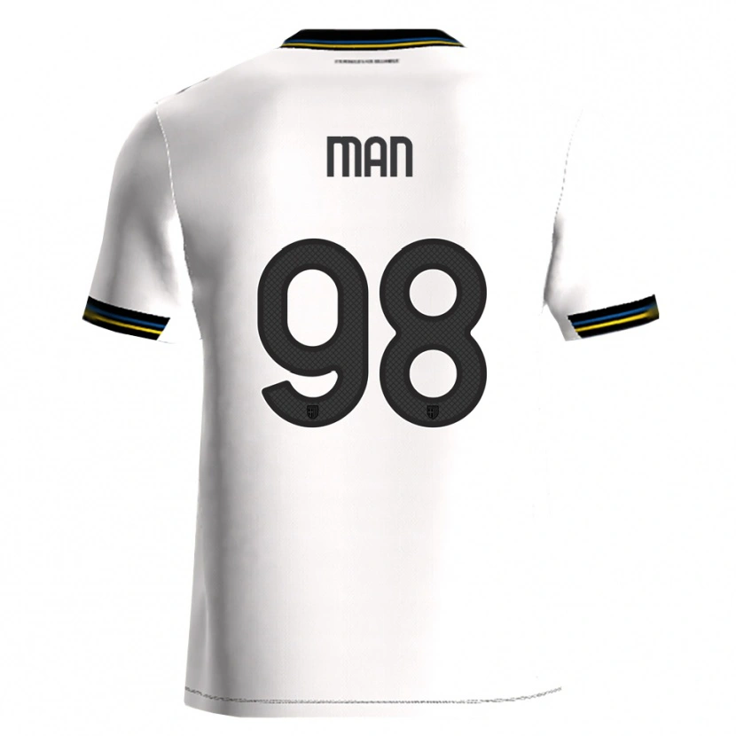 Danxen Hombre Camiseta Dennis Man #98 Blanco Negro 1ª Equipación 2025/26 La Camisa México