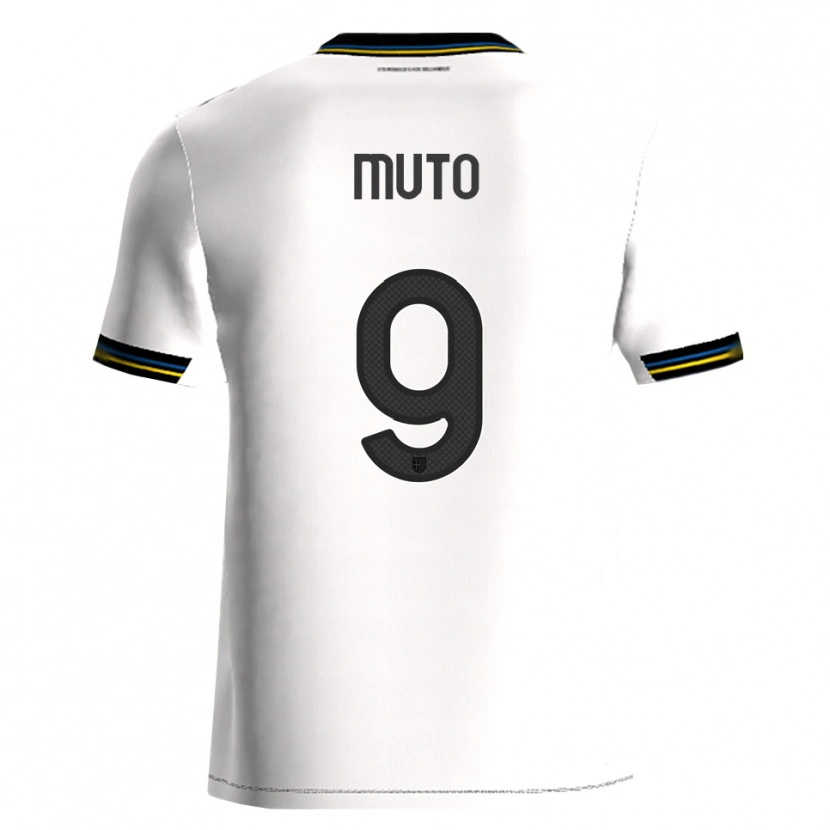 Danxen Hombre Camiseta Andrea Muto #9 Blanco Negro 1ª Equipación 2025/26 La Camisa México
