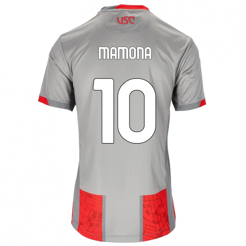 Danxen Hombre Camiseta Blue Mamona #10 Rojo Gris 1ª Equipación 2025/26 La Camisa México