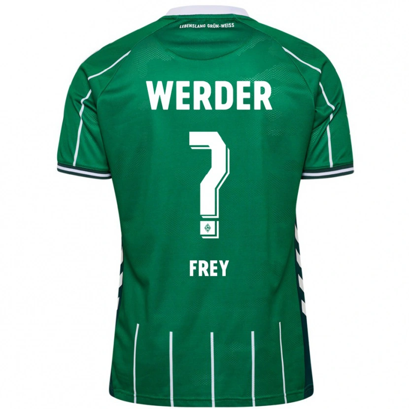 Danxen Hombre Camiseta Elias Frey #0 Verde Blanco 1ª Equipación 2025/26 La Camisa México